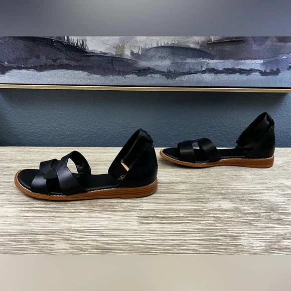EXCELLENT CONDITION!!!! Franco Sarto Glora Elegant Black Sandals - Picture 4 of 7